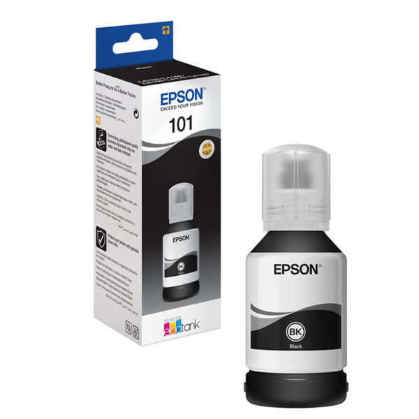 Bouteille d'encre EPSON 101 NOIR (C13T03V14A)