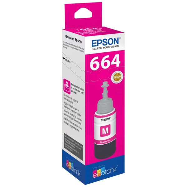 Bouteille d'encre EPSON MAGENTA T6643 (C13T66434010)